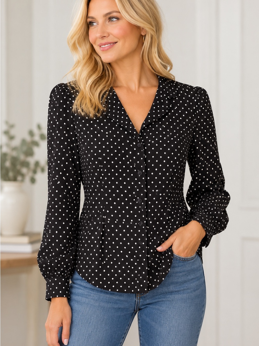 Vintage Laura Ashley Blouse - Size 8